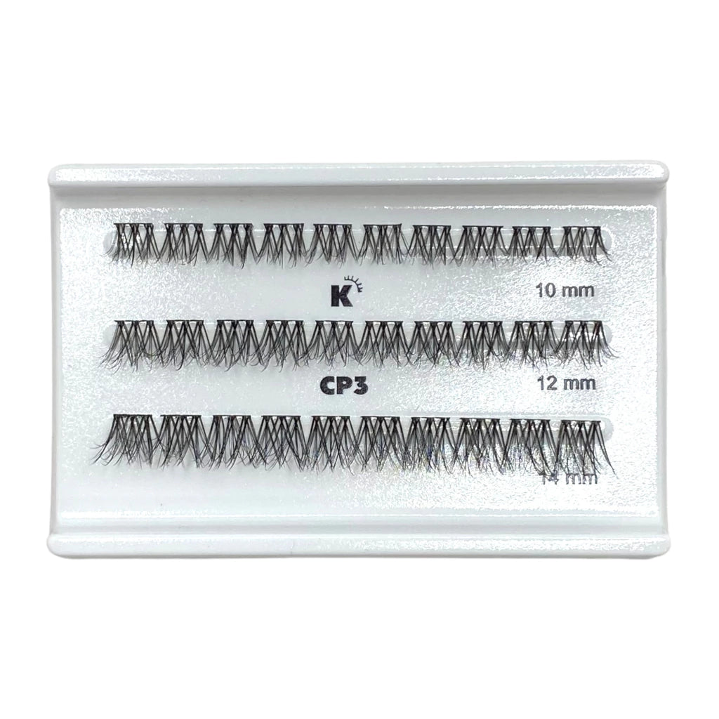 Set de Pestañas DIY 30 Clusters con Pegamento - Kiki Lashes