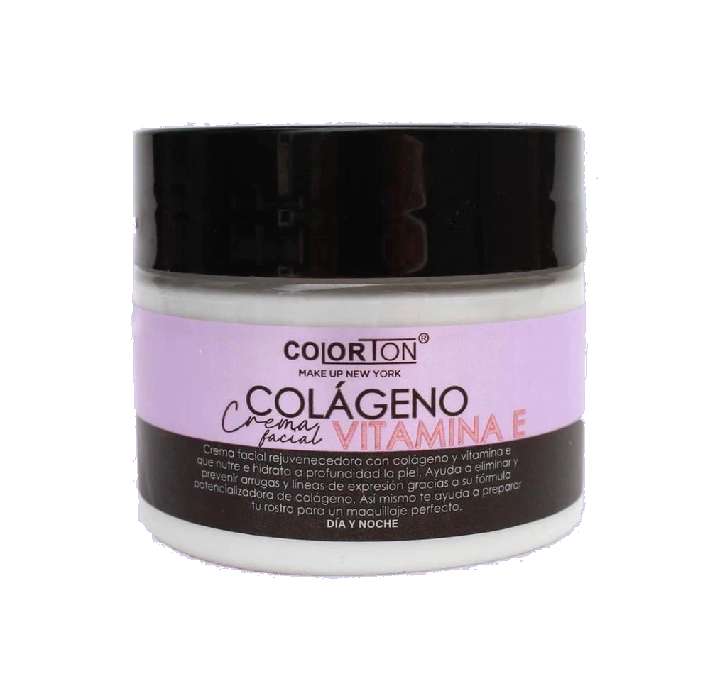 Crema Facial Colágeno y Vitamina E - Colorton