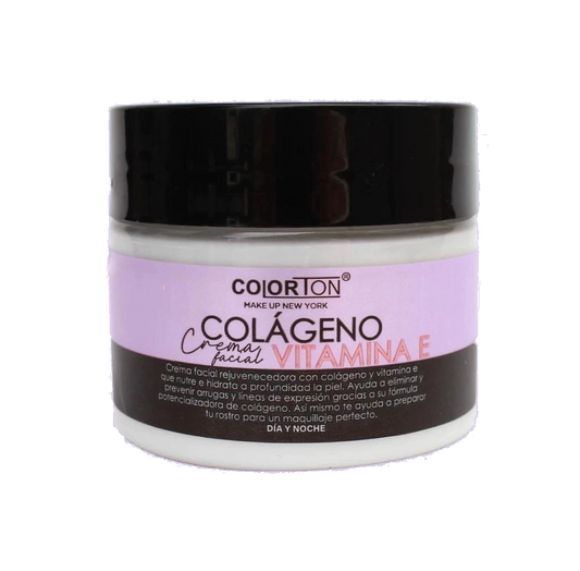 Crema Facial Colágeno y Vitamina E - Colorton