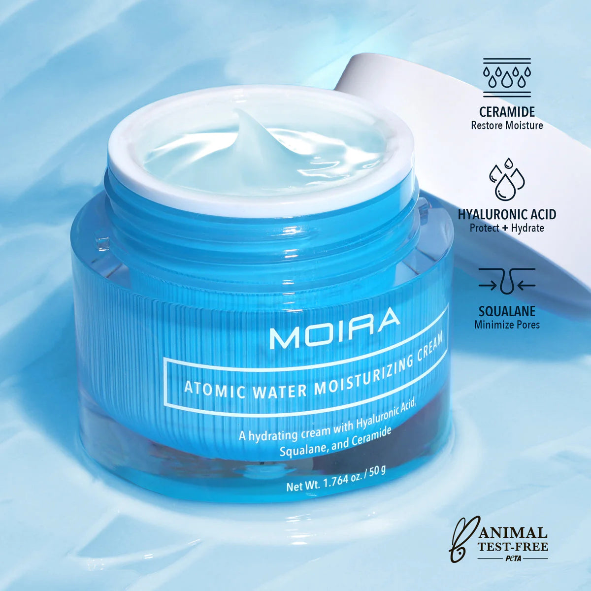 Crema hidratante / Atomic water moisturizing
