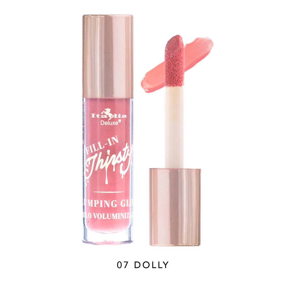 Fill in thirsty plumping gloss
