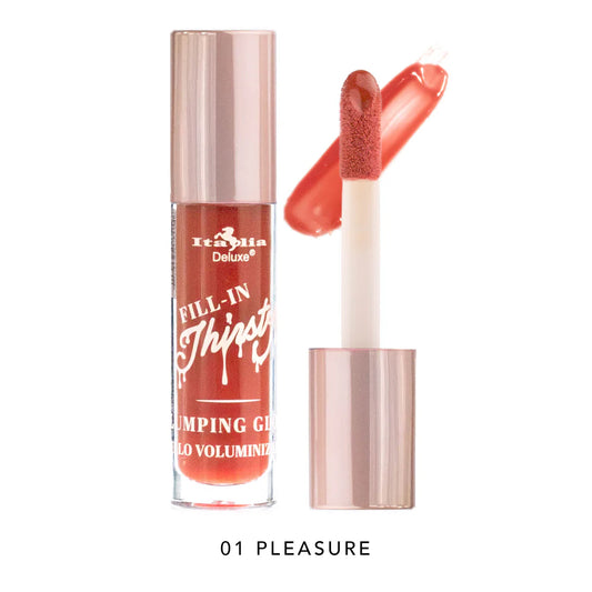 Fill in thirsty plumping gloss