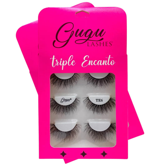 Pestañas ¨Triple Encanto¨ Gugu Lashes